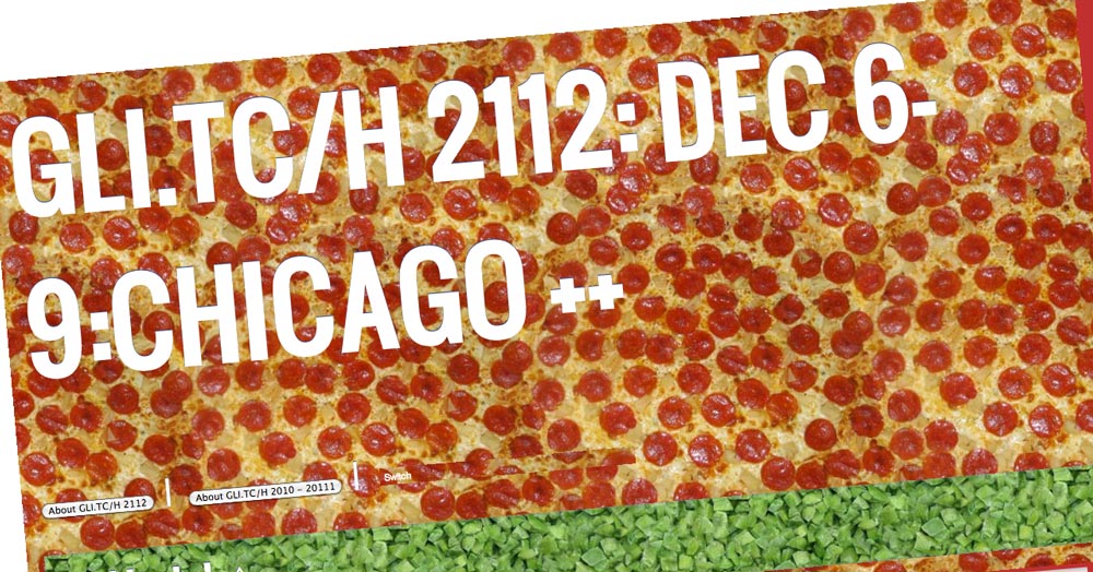 GLI.TC/H Festival Pizzabook Interface - November 2012