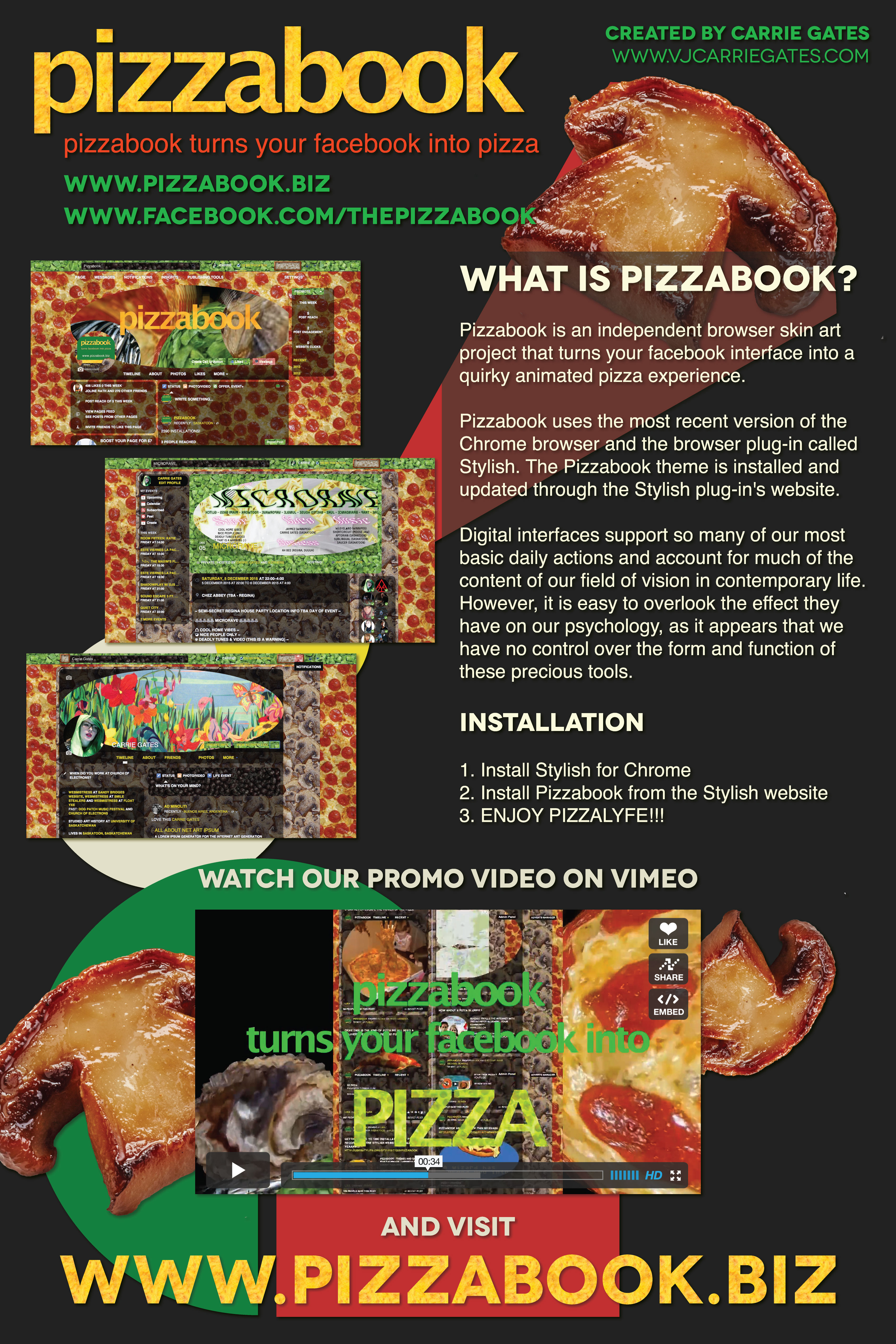 Pizzabook Poster - January 2016